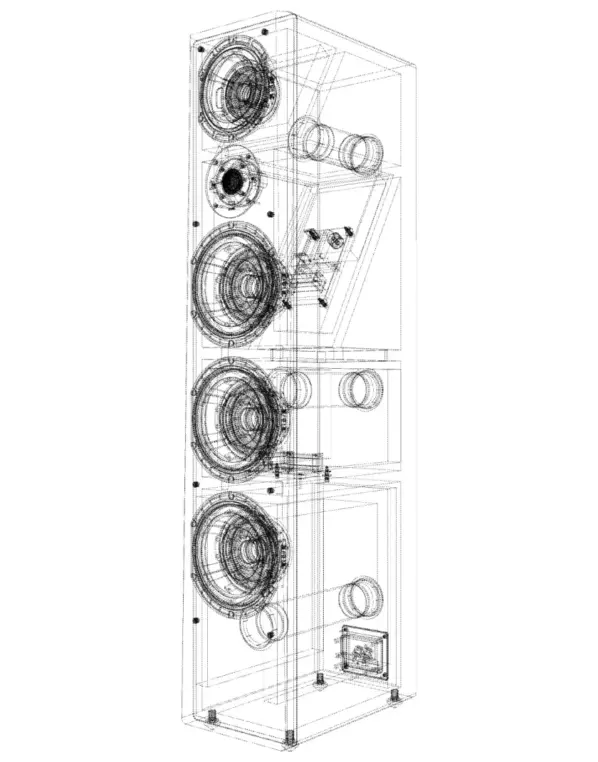 SVS Prime Pinnacle Audiophile álló hangfal fekete - Image 8