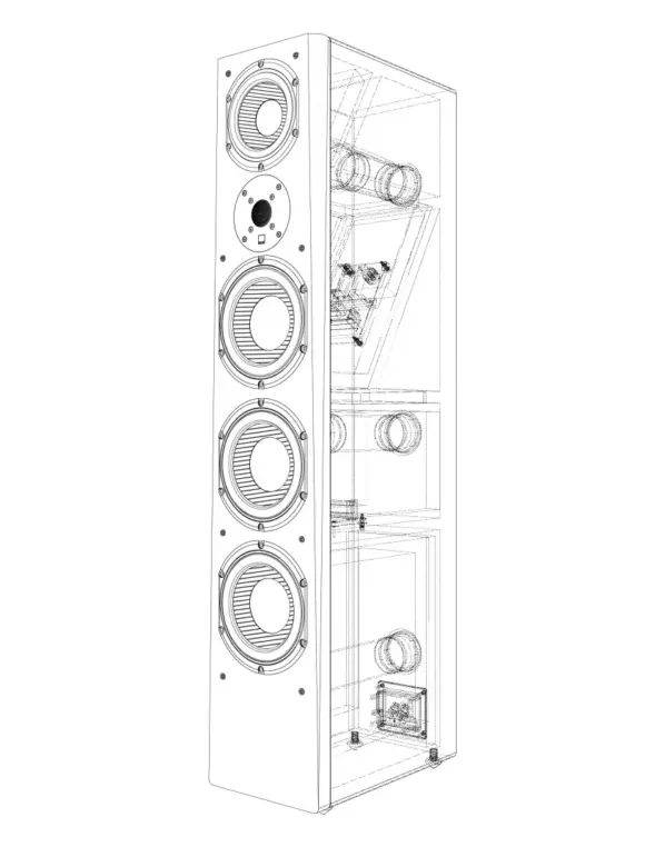 SVS Prime Pinnacle Audiophile álló hangfal fekete - Image 9