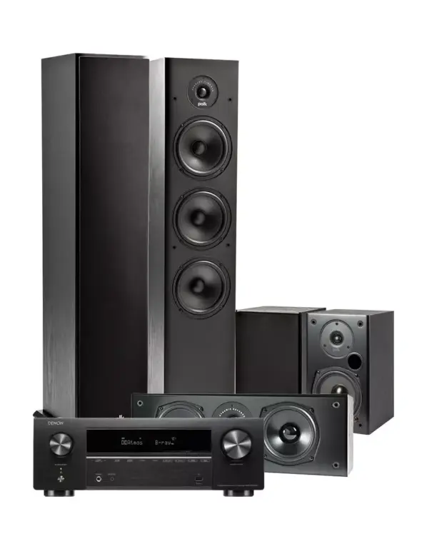 Denon AVR-X1700H 7.2 házimozi erősítő + Polk Audio T50 5.0 házimozi hangfalszett