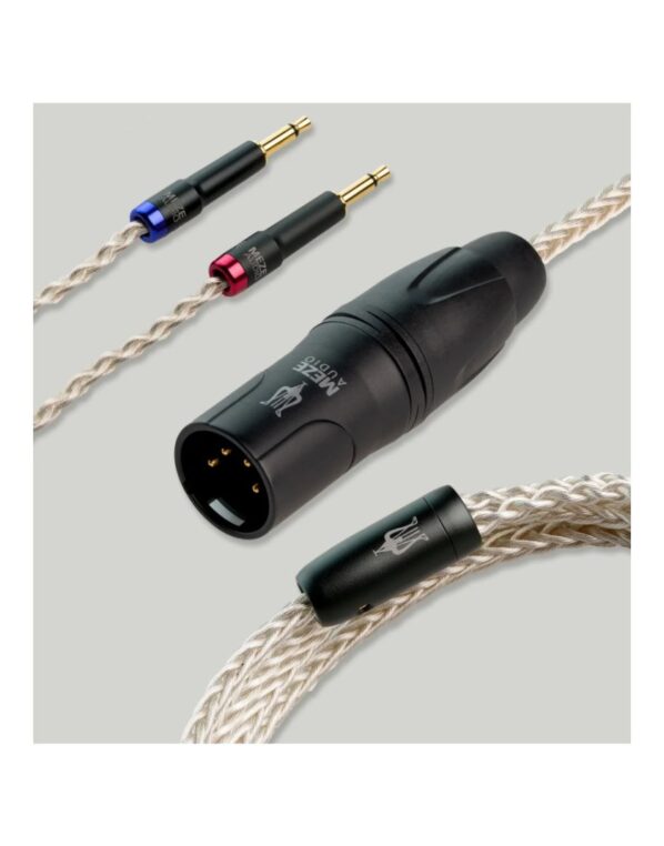 MEZE AUDIO ezüstözött PCUHD prémium kábel, 3.5 mm