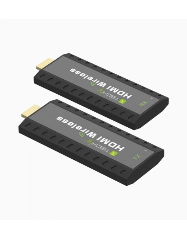 Techly HDMI vezetéknélküli extender, kompakt, 50 méter, Full HD - Image 4