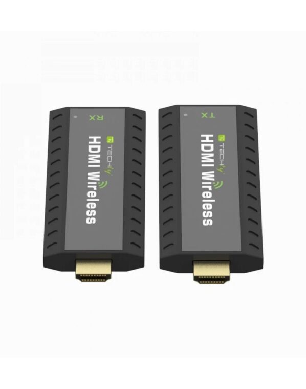 Techly HDMI vezetéknélküli extender, kompakt, 50 méter, Full HD - Image 3