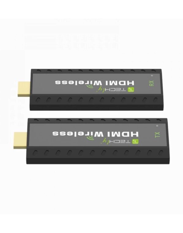 Techly HDMI vezetéknélküli extender, kompakt, 50 méter, Full HD - Image 2