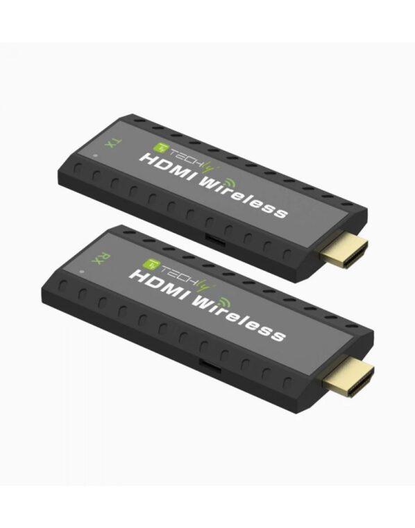 Techly HDMI vezetéknélküli extender, kompakt, 50 méter, Full HD