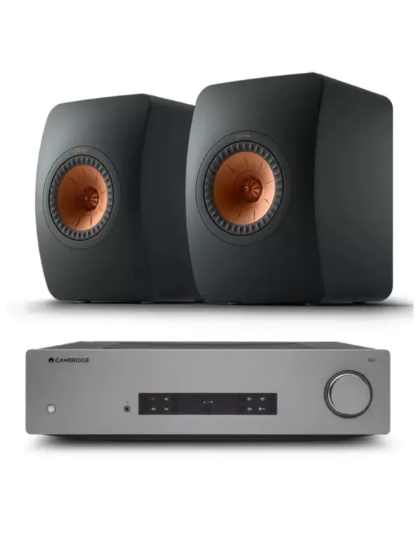 Cambridge Audio CXA81 MkII sztereó erősítő + KEF LS50 Meta polcsugárzó fekete