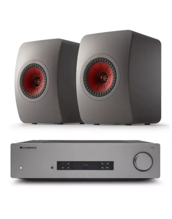 Cambridge Audio CXA81 MkII sztereó erősítő + KEF LS50 Meta polcsugárzó titán