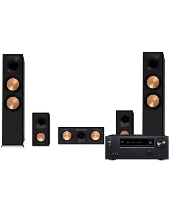 Onkyo TX-NR5100 7.2 házimozi erősítő + Klipsch R-600F 5.0 házimozi hangfalszett
