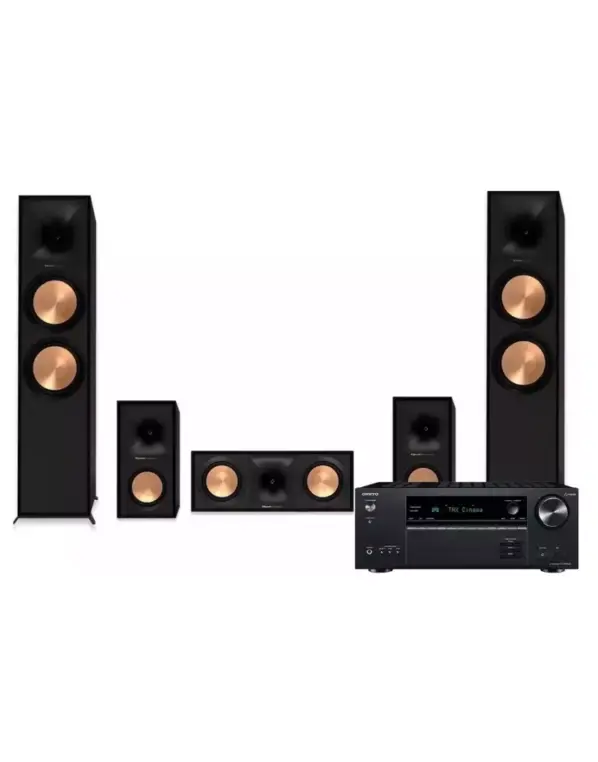 Onkyo TX-NR6100 7.2 THX házimozi erősítő + Klipsch R-800F 5.0 házimozi hangfalszett