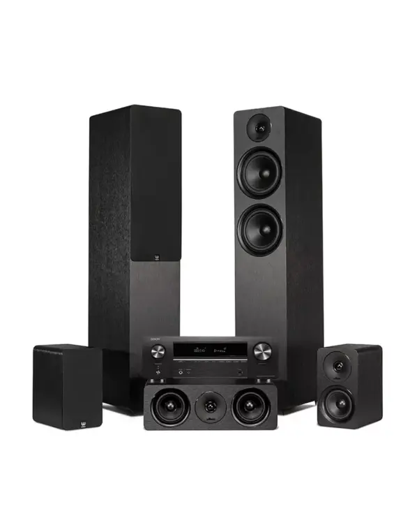 Denon AVR-X580BT + Wilson Scenix Házimozi rendszer 5.0 fekete