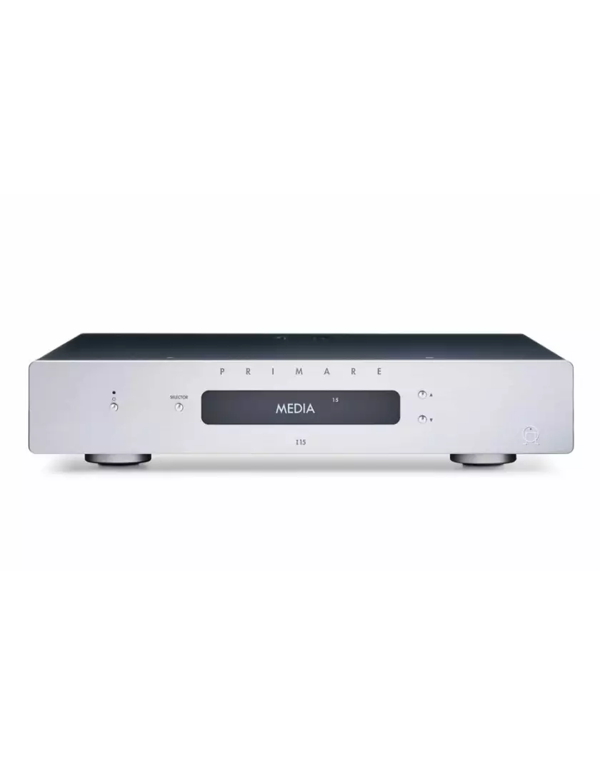 Primare I15 MM sztereó erősítő MM phono fokozattal szürke