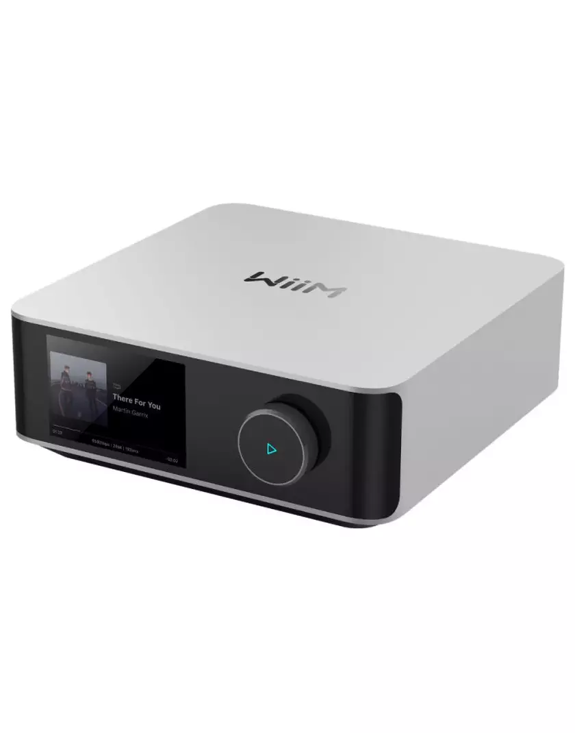 WiiM Amp Ultra hálózati audio lejátszó, sztereó erősítő ezüst