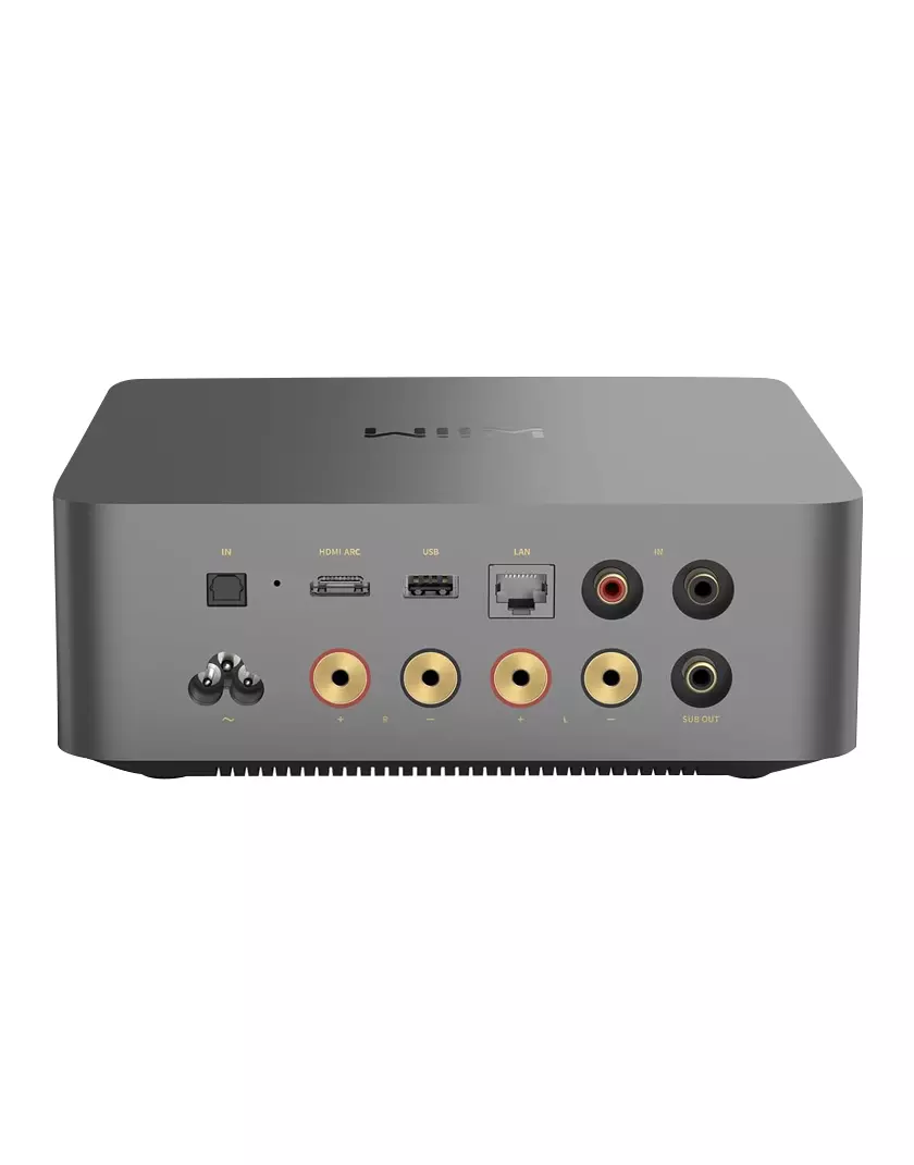 WiiM Amp Ultra hálózati audio lejátszó, sztereó erősítő szürke - Image 3