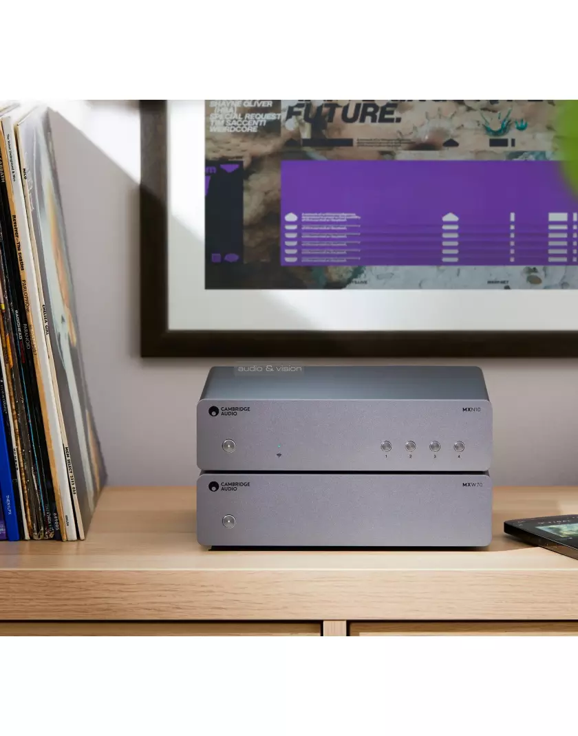 Cambridge Audio MXN10 kompakt hálózati lejátszó + Cambridge Audio MXW70 végfok, végerősítő - Image 3