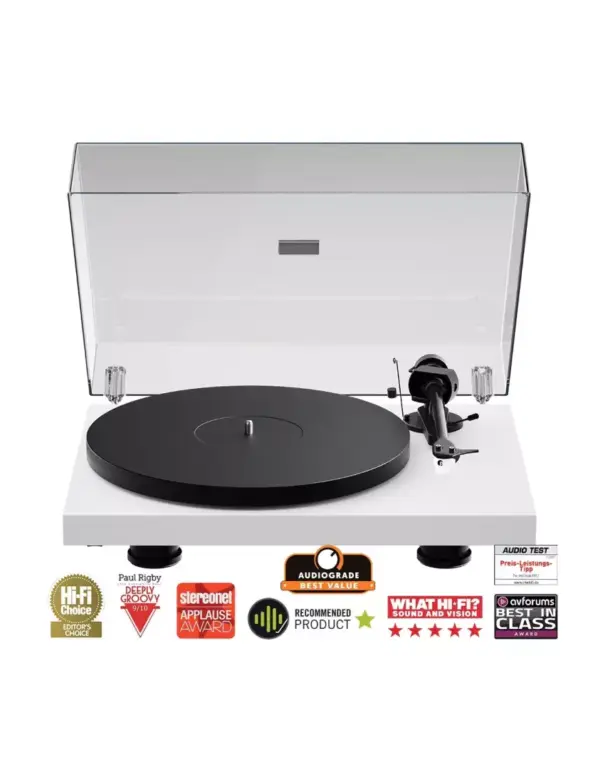 Pro-Ject Debut EVO 2 audiofil lemezjátszó selyemfényű fehér