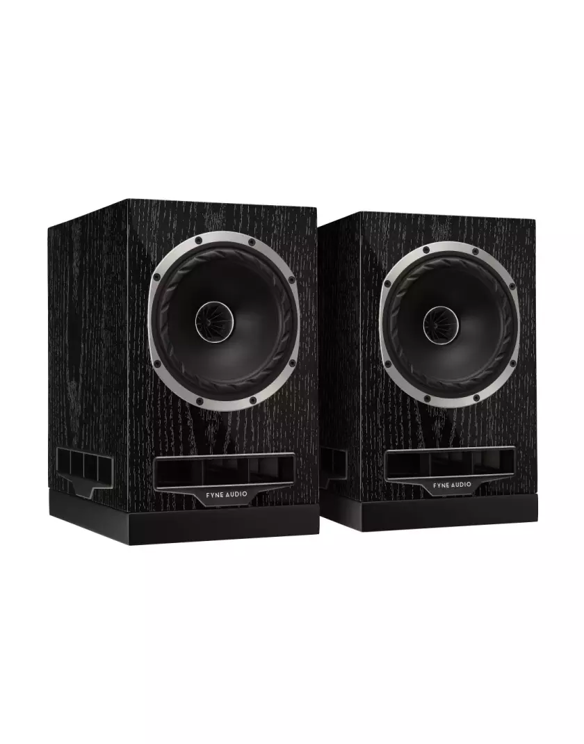 Fyne Audio F500S polc hangfal fekete tölgy