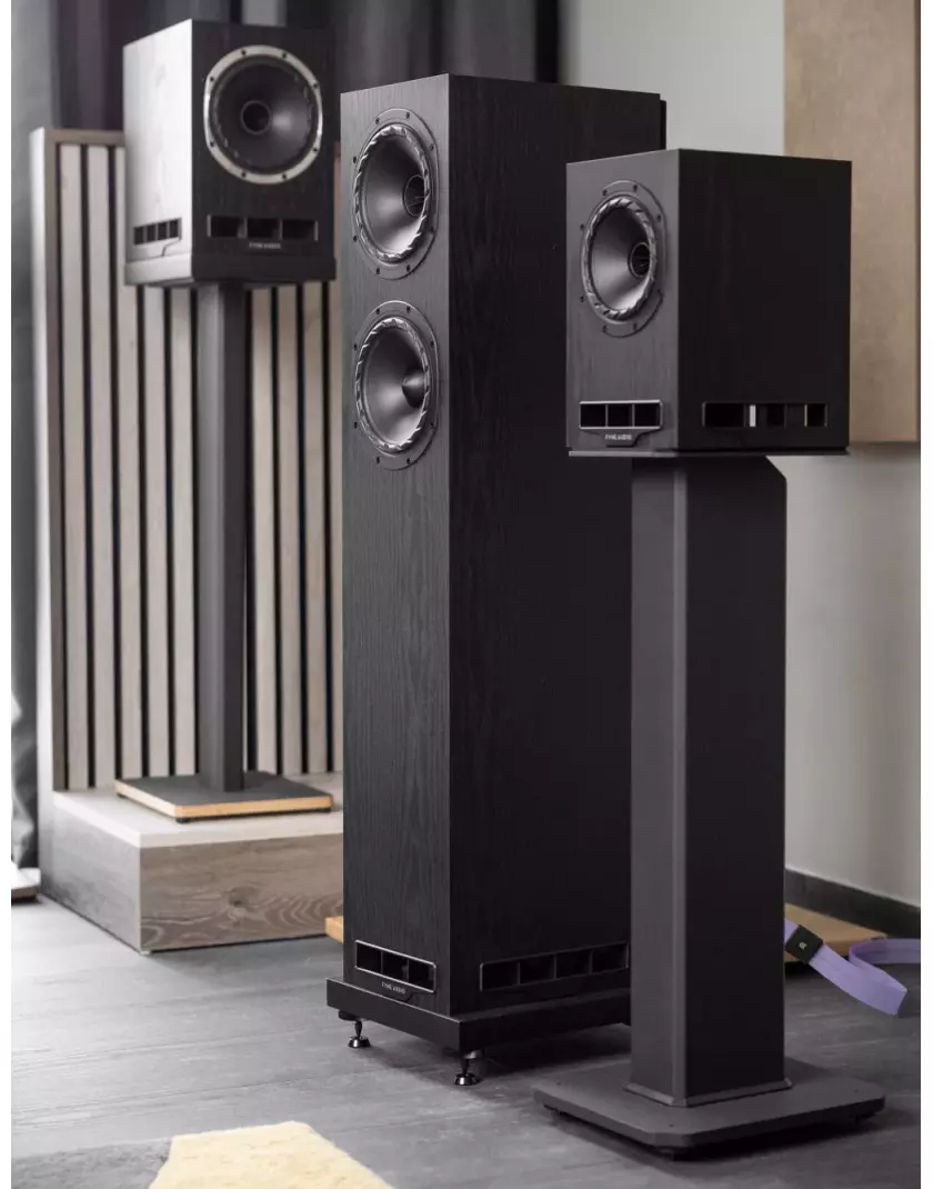 Fyne Audio F501E álló hangfal fekete - Image 8