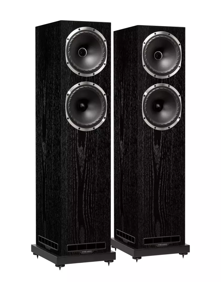 Fyne Audio F502S álló hangfal fekete tölgy