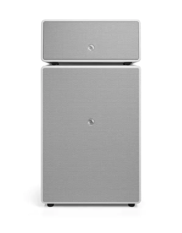 Audio Pro Drumfire II W vezeték nélküli multiroom hangszóró, fehér