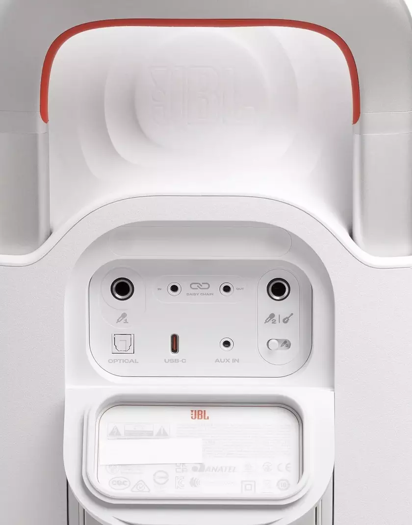 JBL PARTYBOX 330 Bluetooth-hangszóró fehér - Image 4