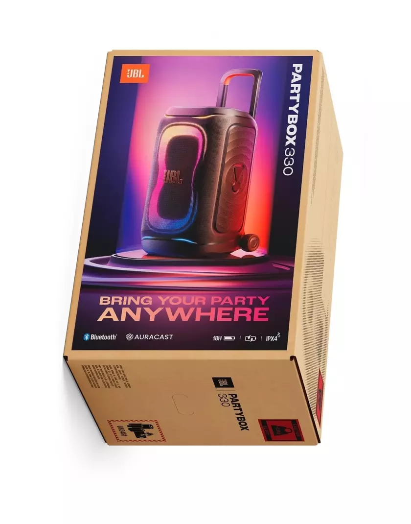 JBL PARTYBOX 330 Bluetooth-hangszóró fekete - Image 7