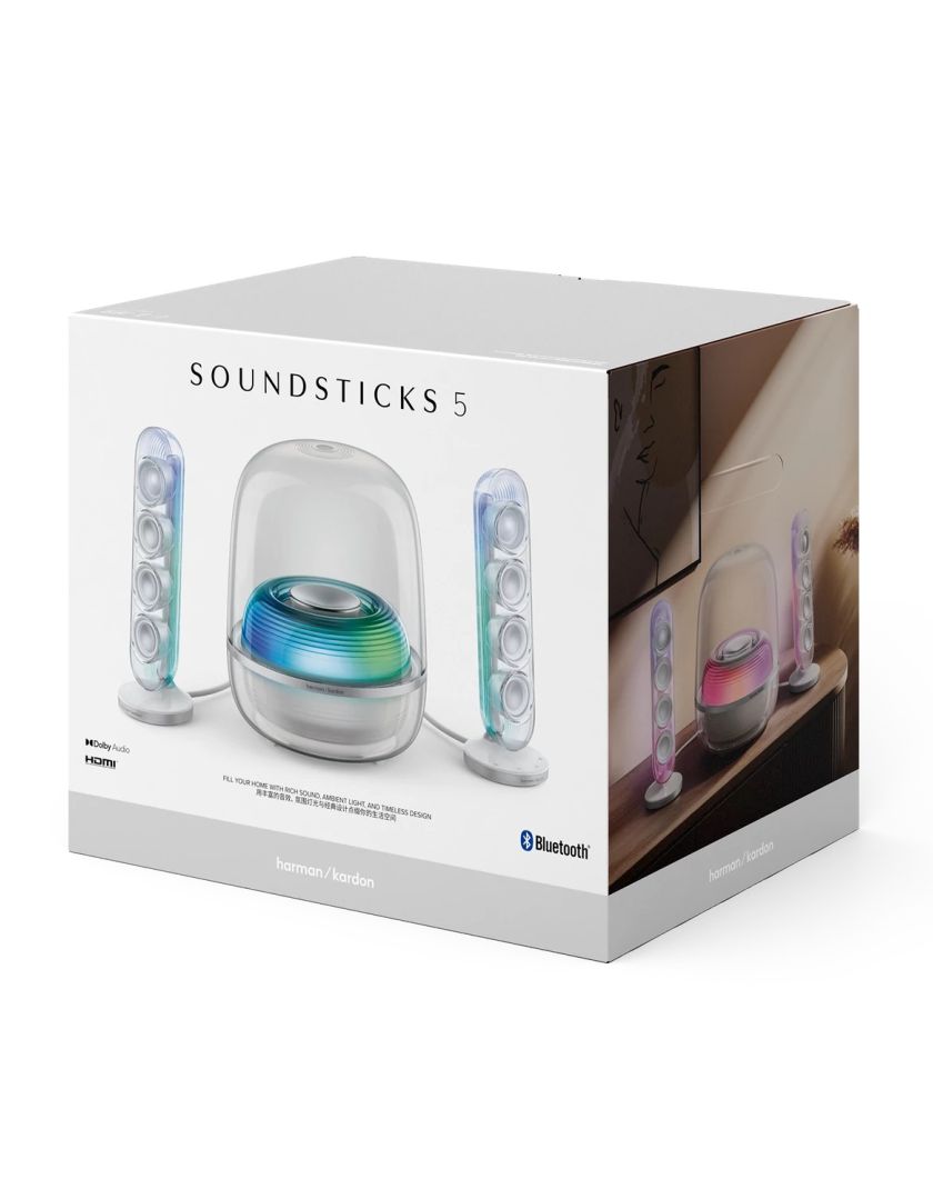 Harman Kardon SOUNDSTICKS 5 Bluetooth hangszóró, fehér - Image 9
