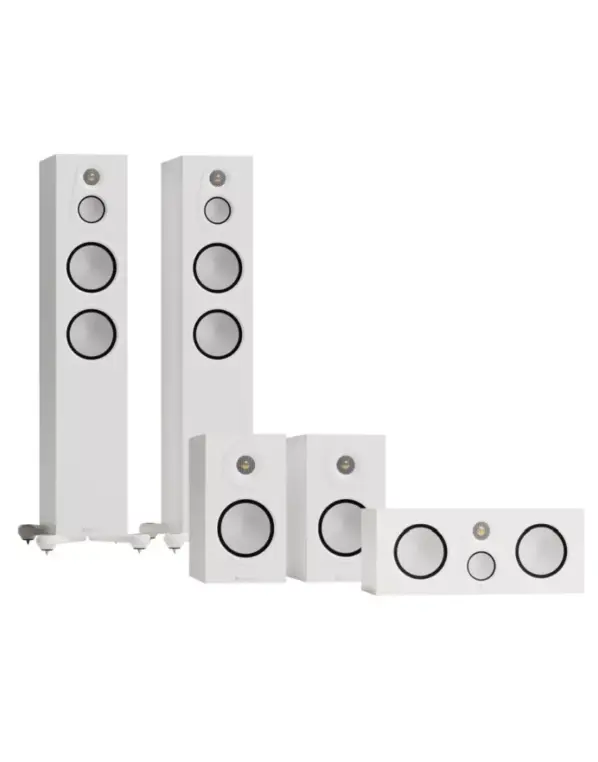 Monitor Audio SILVER 300 8G 5.0 házimozi hangfalszett, fehér