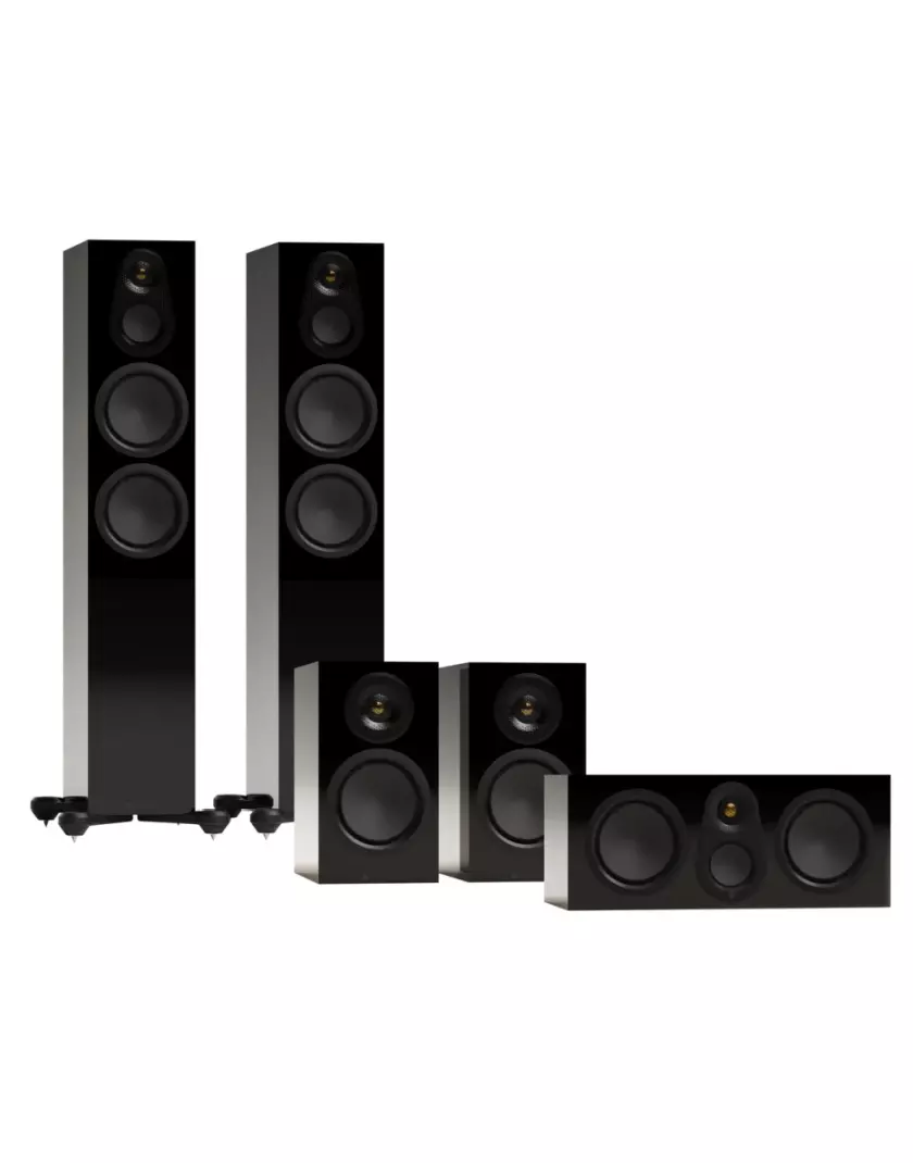 Monitor Audio SILVER 300 8G 5.0 házimozi hangfalszett, magasfényű fekete