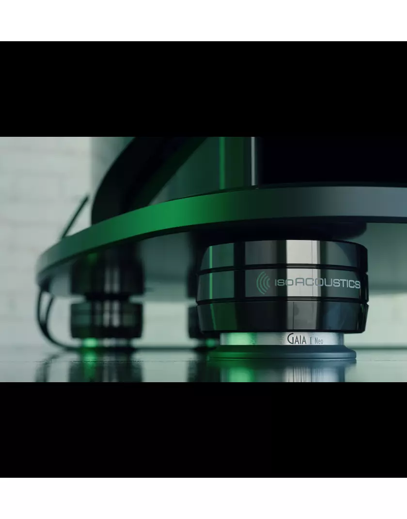 IsoAcoustics GAIA II NEO DC rezgéscsillapító láb, 4 db-os szett, króm - Image 2