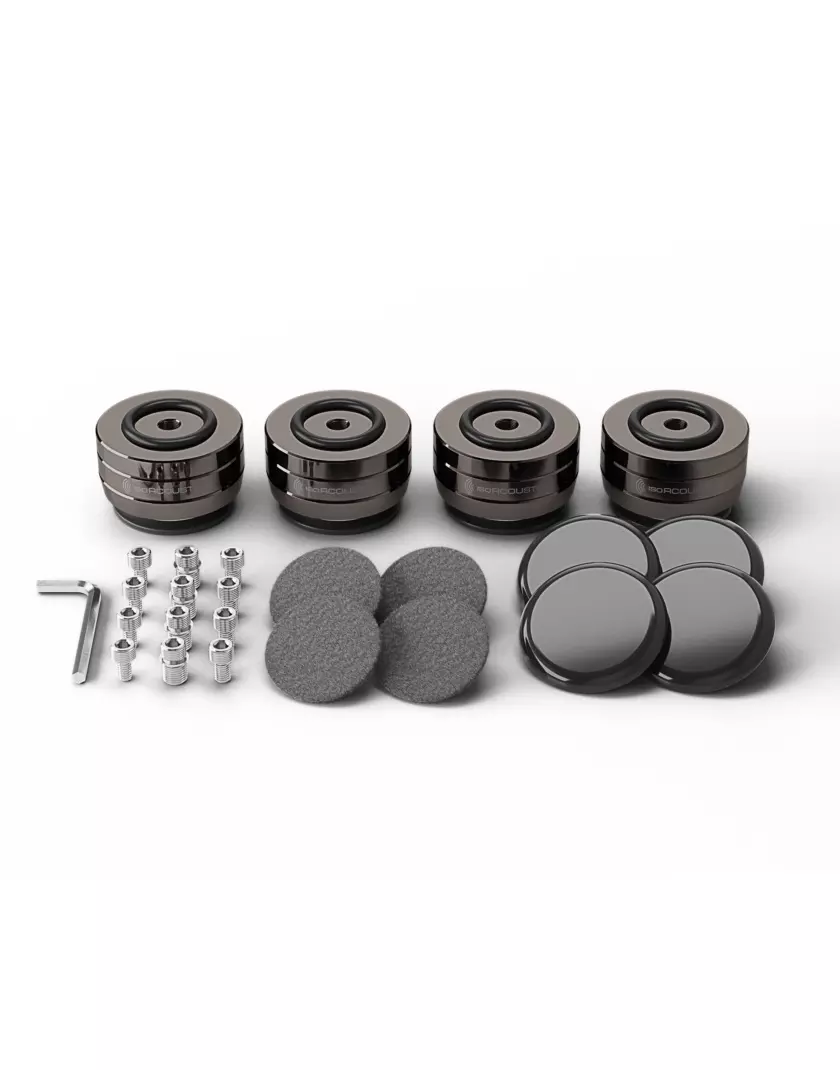 IsoAcoustics GAIA II NEO DC rezgéscsillapító láb, 4 db-os szett, króm - Image 3