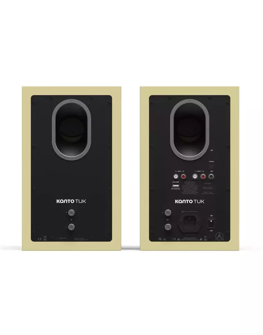 Kanto Audio TUK G2 Aktív hangfal, fényes vajsárga - Image 5