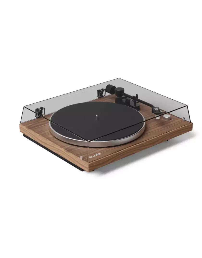 Kanto OBI3 G2 lemezjátszó phono előfokkal, Bluetooth kimenettel, dió - Image 8