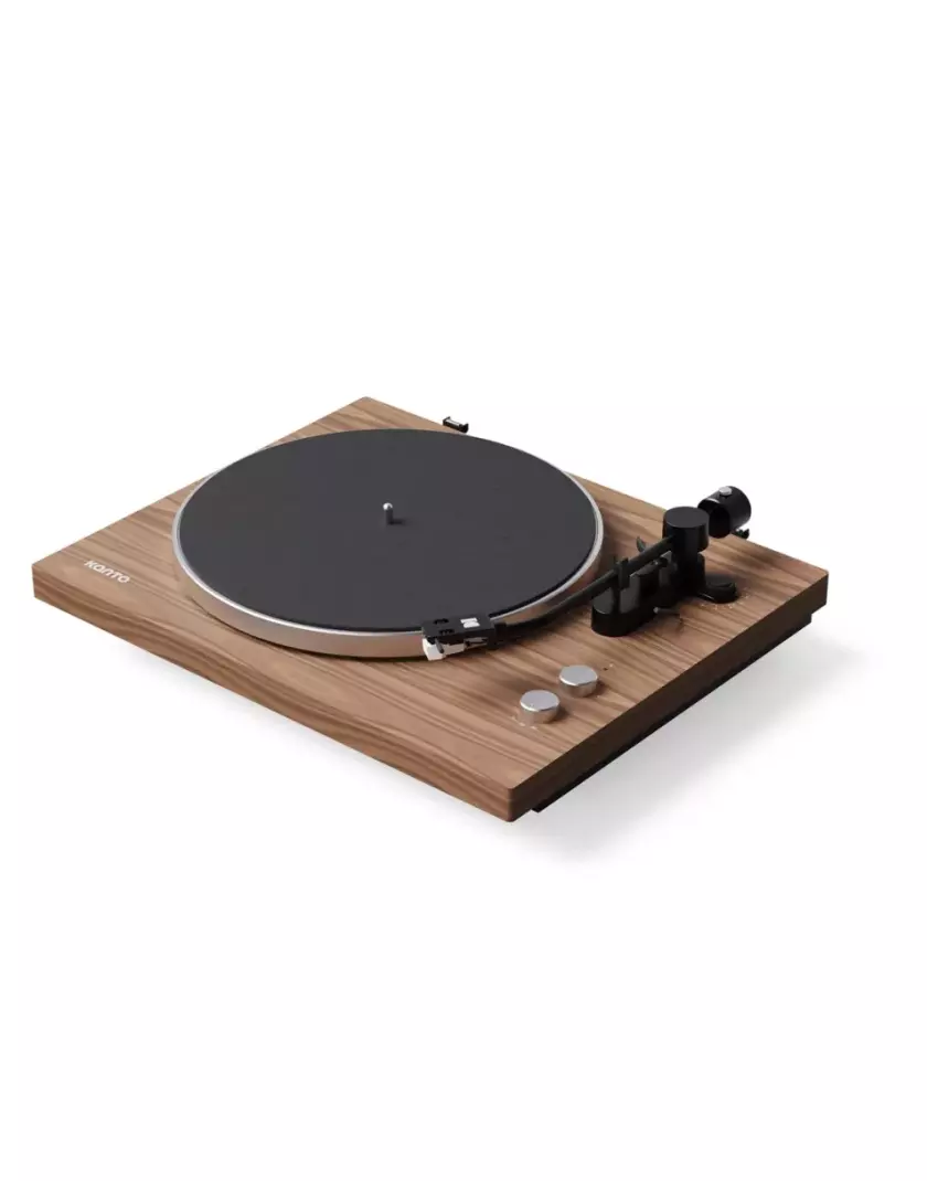 Kanto OBI3 G2 lemezjátszó phono előfokkal, Bluetooth kimenettel, dió - Image 7