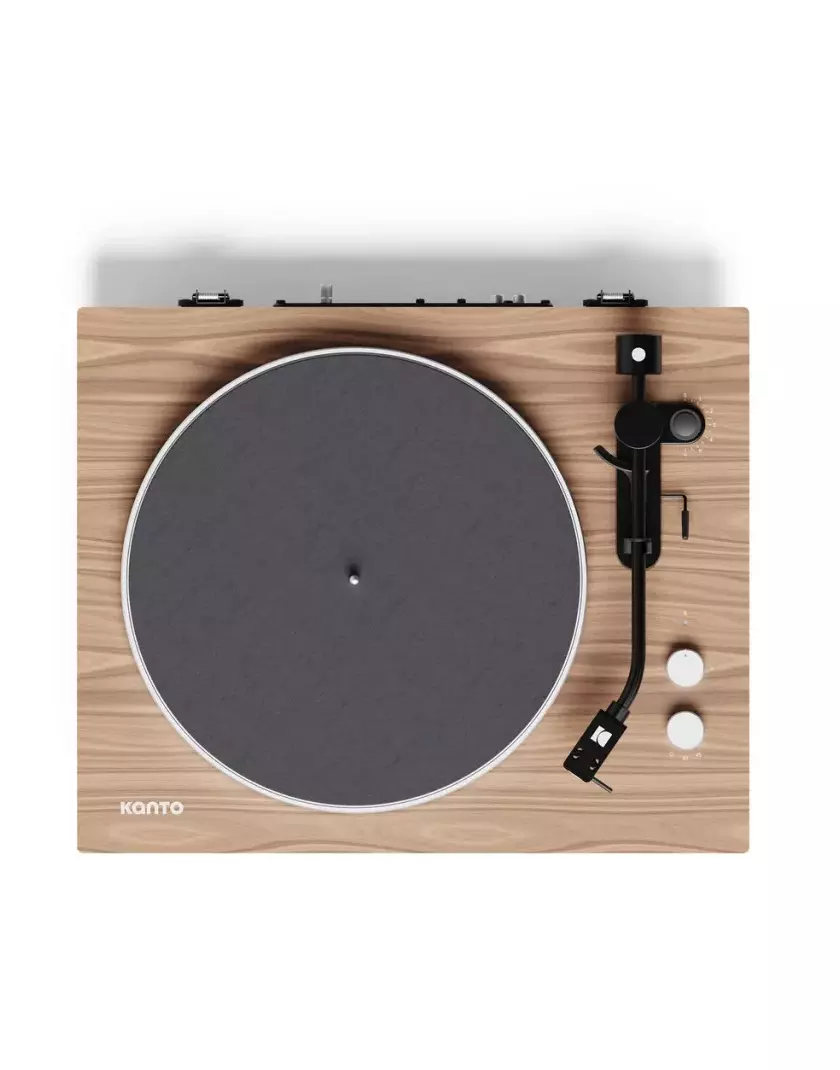 Kanto OBI3 G2 lemezjátszó phono előfokkal, Bluetooth kimenettel, dió - Image 5