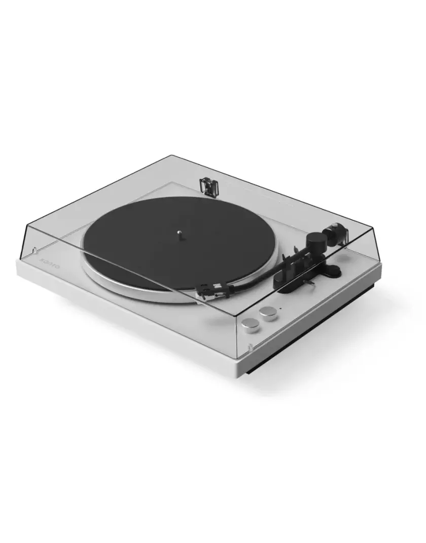 Kanto OBI3 G2 lemezjátszó phono előfokkal, Bluetooth kimenettel, fehér
